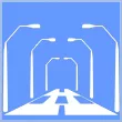 Light-in-Night Road