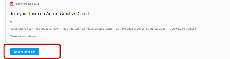 согласиться с условиями программы Adobe creative cloud 