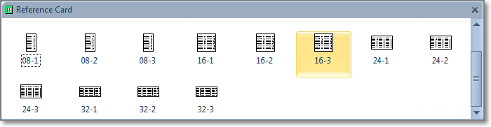 Трафарет Visio Reference Card