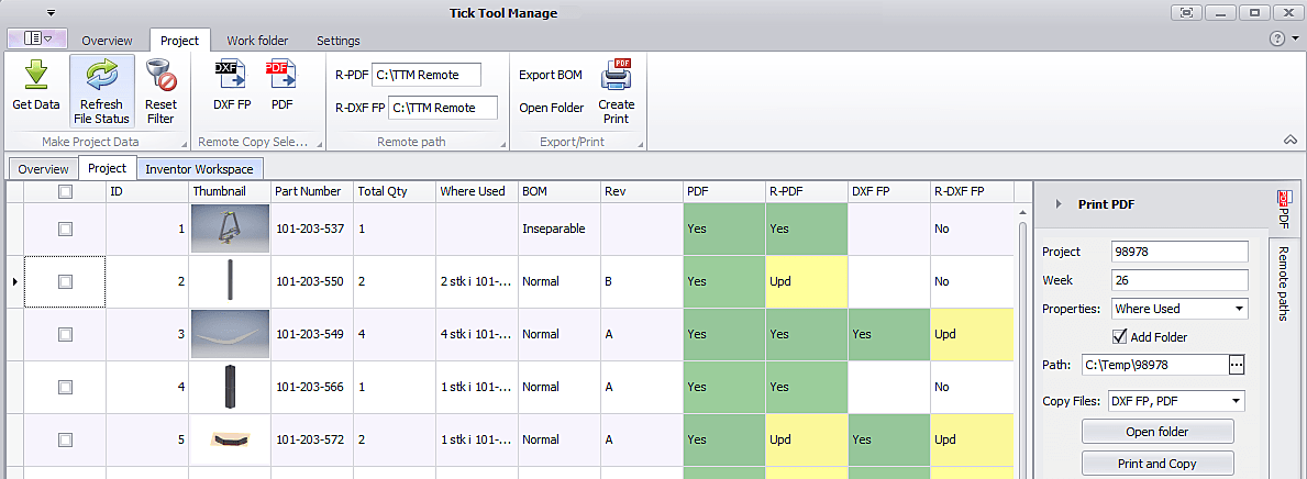 Tick Tool Manage