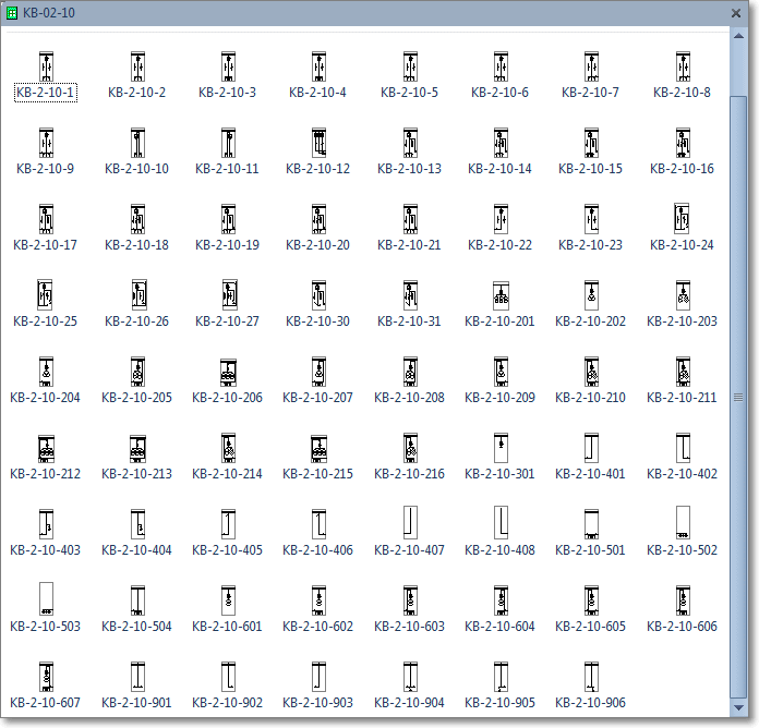 Трафарет Visio - КВ-02-10 (схемы силовых цепей)