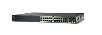 Cisco Catalyst, 24 x FE (PoE), 2 x GE/SFP, LAN Base WS-C2960+24PC-L