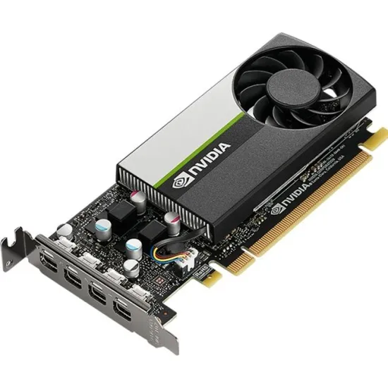 Видеокарта Nvidia T1000 8GB GDDR6, 50W, 4x mini-DisplayPort, Single-slot, Active