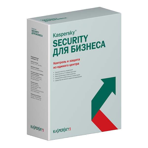 Kaspersky Endpoint Security для бизнеса – Расширенный, Base, 1 year (от 10 до 14 пользователей) (за 1 место), KL4867RA*FS