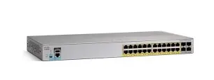 Cisco Catalyst 2960L, 24xGE (PoE), 4xSFP+, LAN Lite WS-C2960L-24PQ-LL