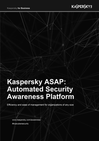Kaspersky Automated Security Awareness Platform, Renewal, 2 year (от 5 до 9 пользователей) (за 1 место), KL8558RA*DR
