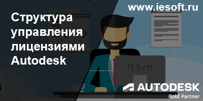 Структура управления лицензиями Autodesk