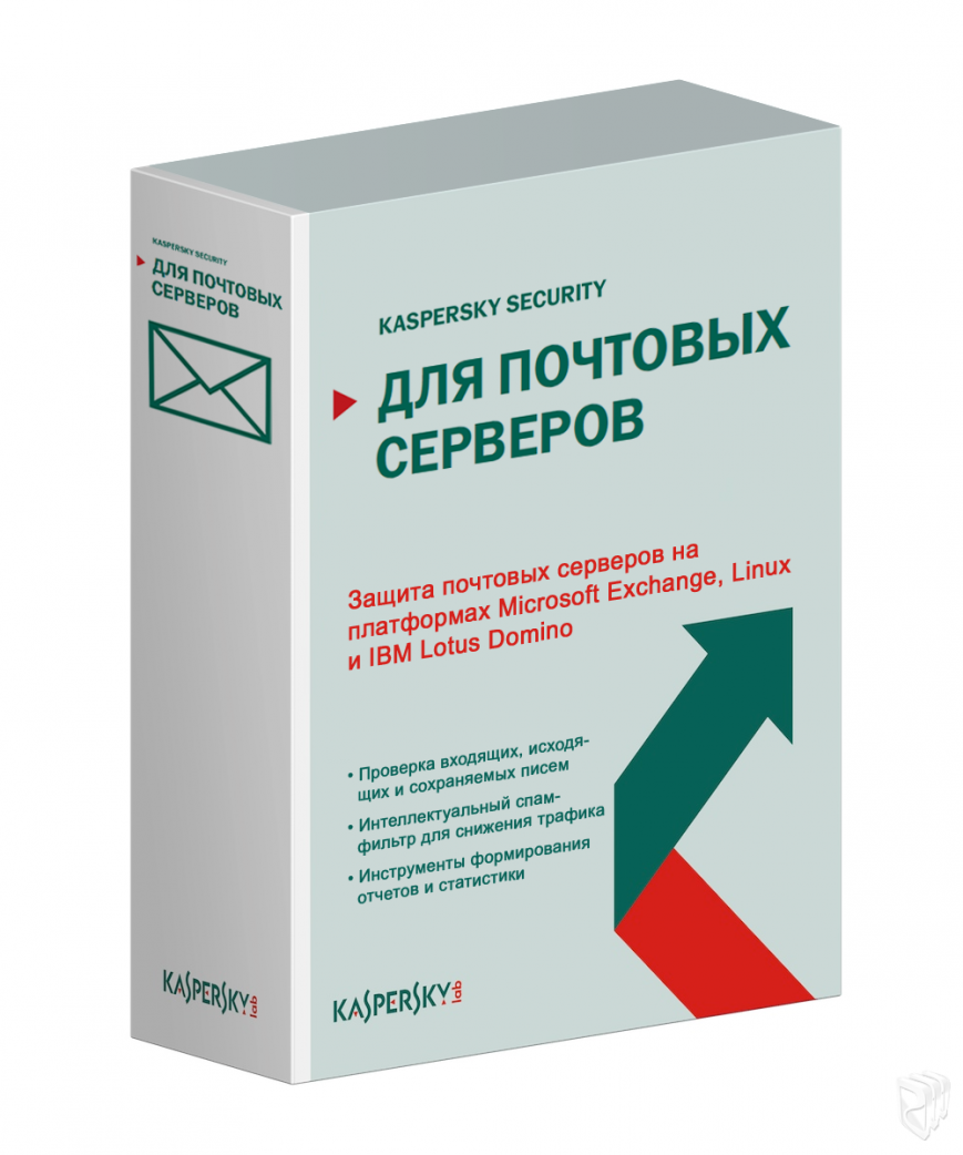 Kaspersky Security для почтовых серверов, Renewal, 1 year (от 15 до 19 пользователей) (за 1 место), KL4313RA*FR