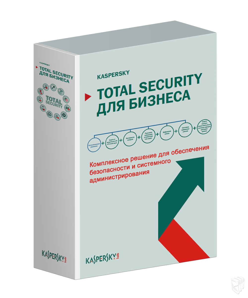 Kaspersky Total Security для бизнеса, Base, 2 year (от 150 до 249 пользователей) (за 1 место), KL4869RA*DS