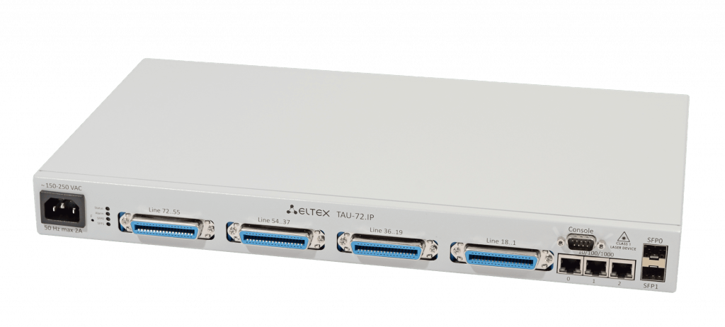 Абонентский VoIP-шлюз TAU-72.IP (72 FXS)