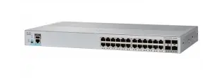 Cisco Catalyst, 24 x GE (PoE), 4 x 1G SFP, LAN Lite WS-C2960L-24PS-LL