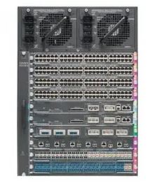 Шасси Cisco Catalyst, 10 слотов (48Гбит/с), с вентилятором, без БП WS-C4510R+E=