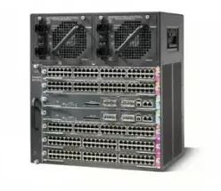 Cisco Catalyst, 96 x GE (PoE), 2 x 1G SFP, LAN Base WS-C4506E-S7L+96V+