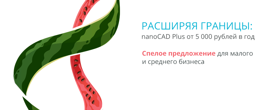 NanoCAD Plus за 5 000 рублей в год