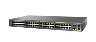 Cisco Catalyst, 48 x FE, 2 x GE/SFP, LAN Base WS-C2960R+48TC-L