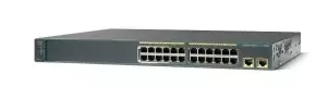 Cisco Catalyst, 24 x FE (8 PoE), 2 x GE, LAN Base WS-C2960-24LT-L
