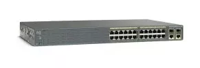 Cisco Catalyst, 24 x FE (PoE), 2 x GE/SFP, LAN Lite WS-C2960-24PC-S