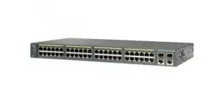 Cisco Catalyst, 48 FE (PoE), 2 x GE, 2 x SFP, LAN Lite WS-C2960-48PST-S