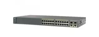 Cisco Catalyst, 24 x FE (8 PoE), 2 x GE/SFP, LAN Base WS-C2960+24LC-L