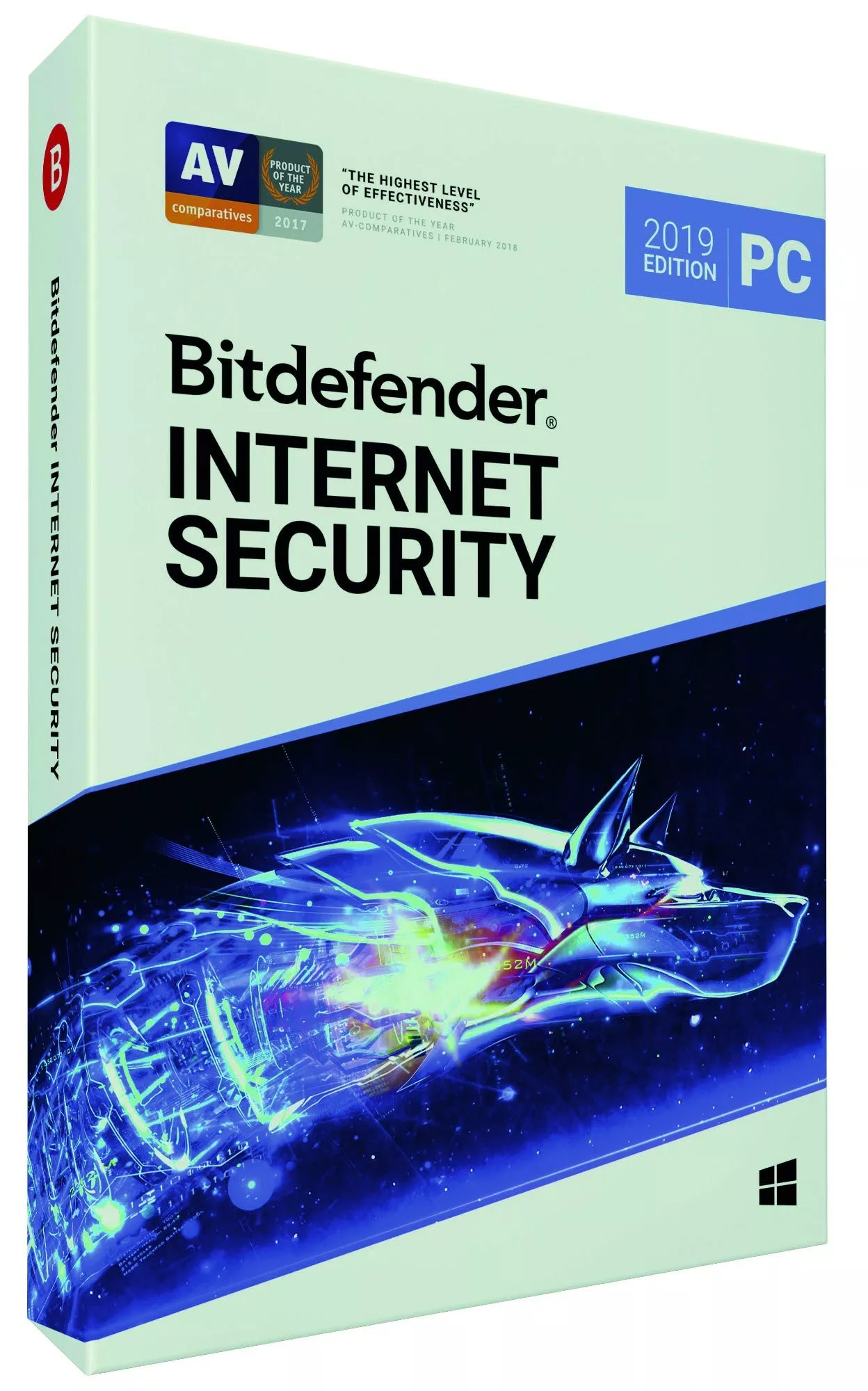 Bitdefender Internet Security 2019 1 year 1 PC (для физ. лиц)