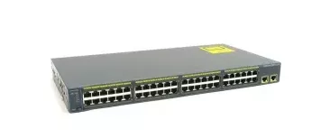 Cisco Catalyst, 48 x FE (PoE), 2 x GE, 2 x SFP, LAN Lite WS-C2960+48PST-S