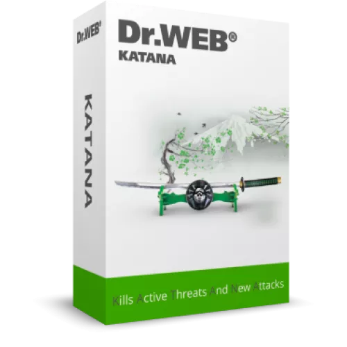 Dr.Web Desktop Security Suite. Katana. Продление на 2 года (50-99 мест), LBW-AK-24M-**-A3