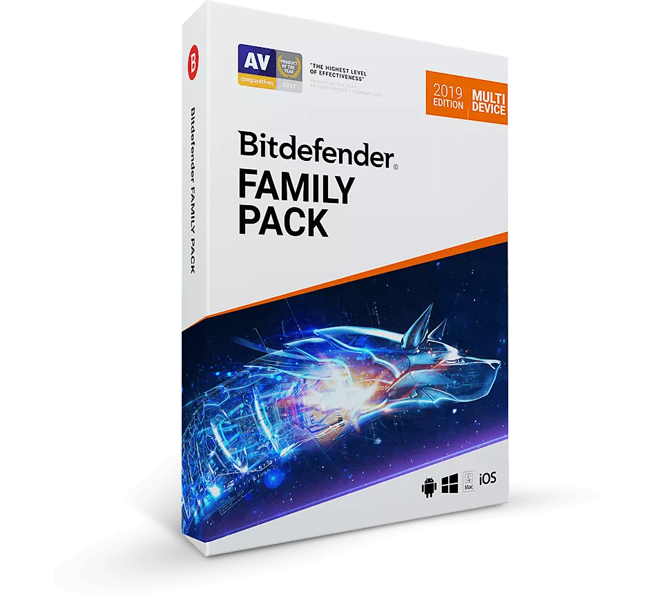 Bitdefender Family Pack 2019 2 year (для физ. лиц)