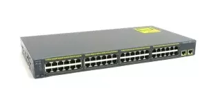 Cisco Catalyst, 48 x FE, 2 x GE/SFP, LAN Lite WS-C2960+48TC-S