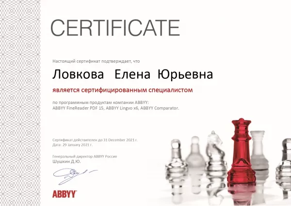 ABBYY IESoft Lovkova 2021